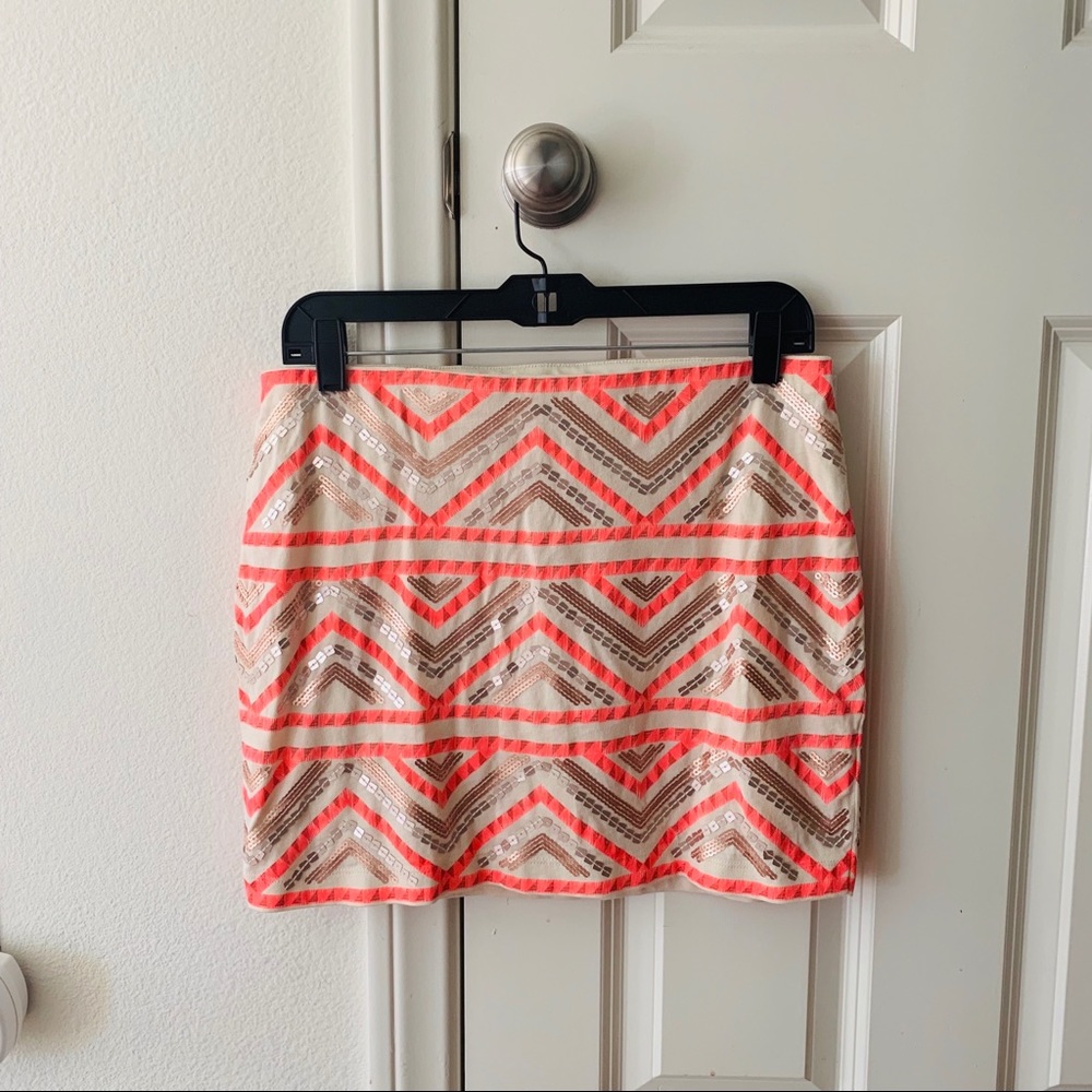 Express NWT Tribal Mini Skirt